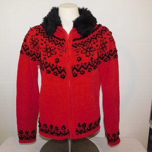 Designers Originals Studio Joy Zip Up Sweater Ski